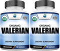 American Standard Organic Valerian – 90 Capsules, Pack of 2 | Vegan, Gluten Free, Non-GMO