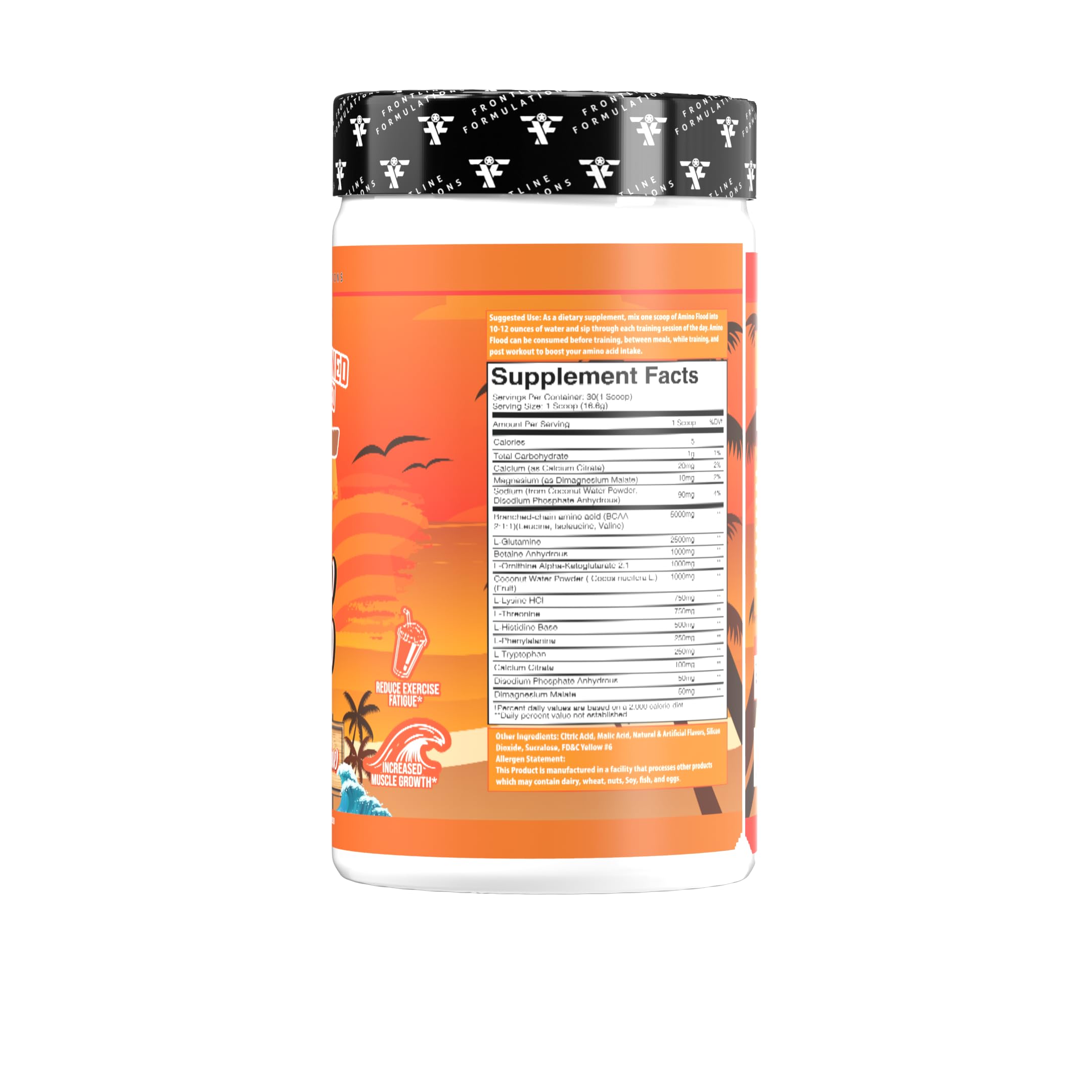 Amino Flood by Frontline Formulations – BCAA + EAA Recovery & Hydration