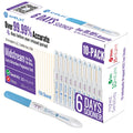 AMPLIM HCG Early Detection Pregnancy Test Sticks – 10 Ct Bulk, 6 Days Early Result, 10 mIU/mL, Midstream, 99.99% Accurate