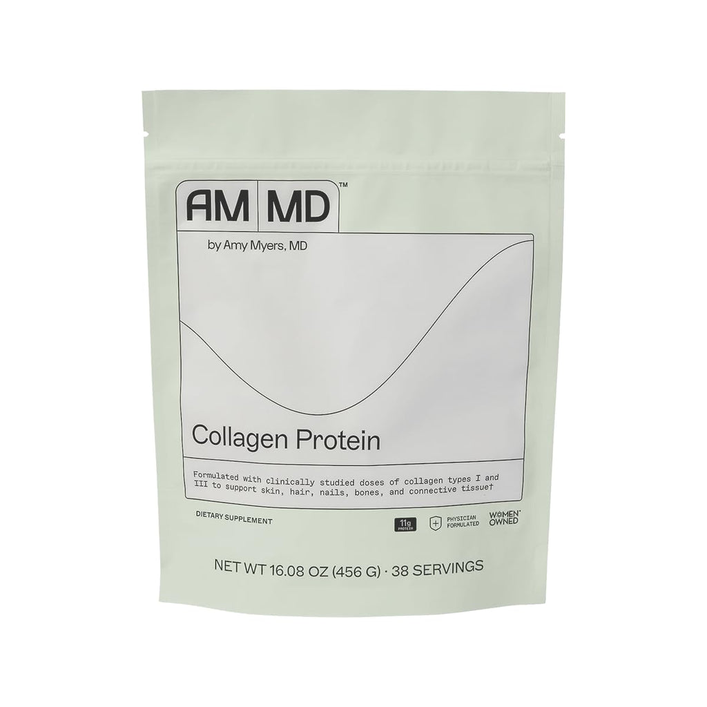 Amy Myers MD Collagen Protein Powder | Type I & III, Grass-Fed, Gluten-Free & Dairy-Free | 16.08 oz