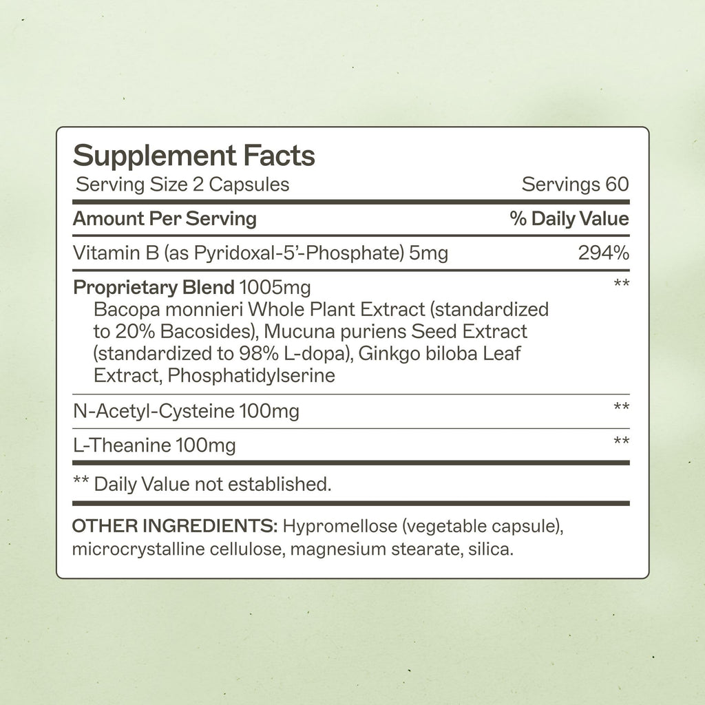 NeuroLive by Amy Myers MD – Brain Health & Focus (Vitamin B) – Gluten-Free, 120 Caps