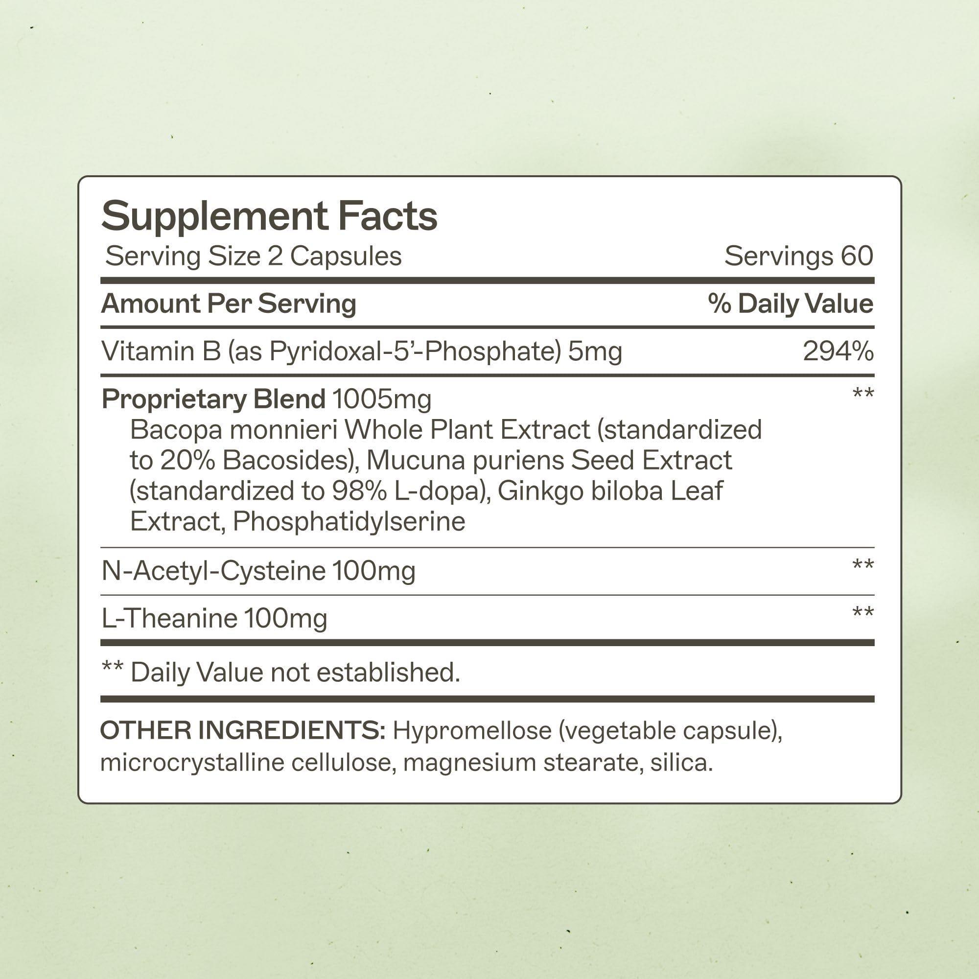 NeuroLive by Amy Myers MD – Brain Health & Focus (Vitamin B) – Gluten-Free, 120 Caps