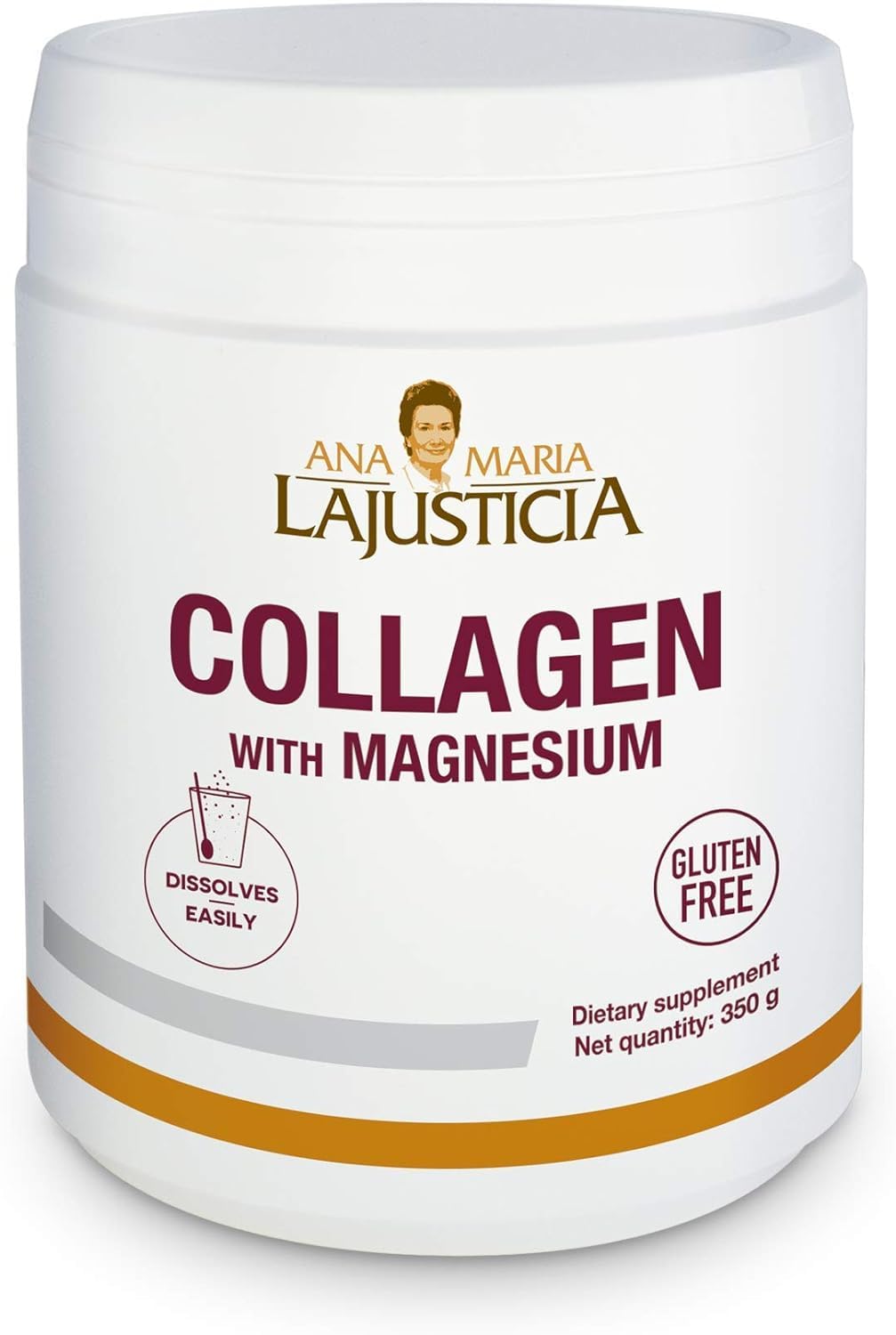 Ana Maria Lajusticia Collagen with Magnesium Powder 350g – Natural Taste