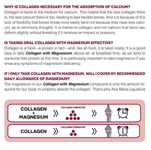 Ana Maria Lajusticia - 3 Pack High Absorption Collagen Pills with Magnesium | Healthy Skin, Nails, Hair and Ligaments