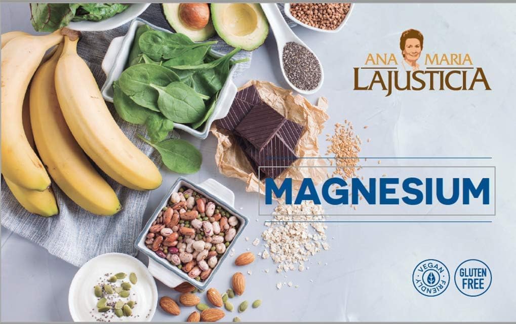 ANA Maria LAJUSTICIA Magnesium Carbonate – 75 Tablets, Gluten Free, Kosher, Vegan, 2-Unit Pack