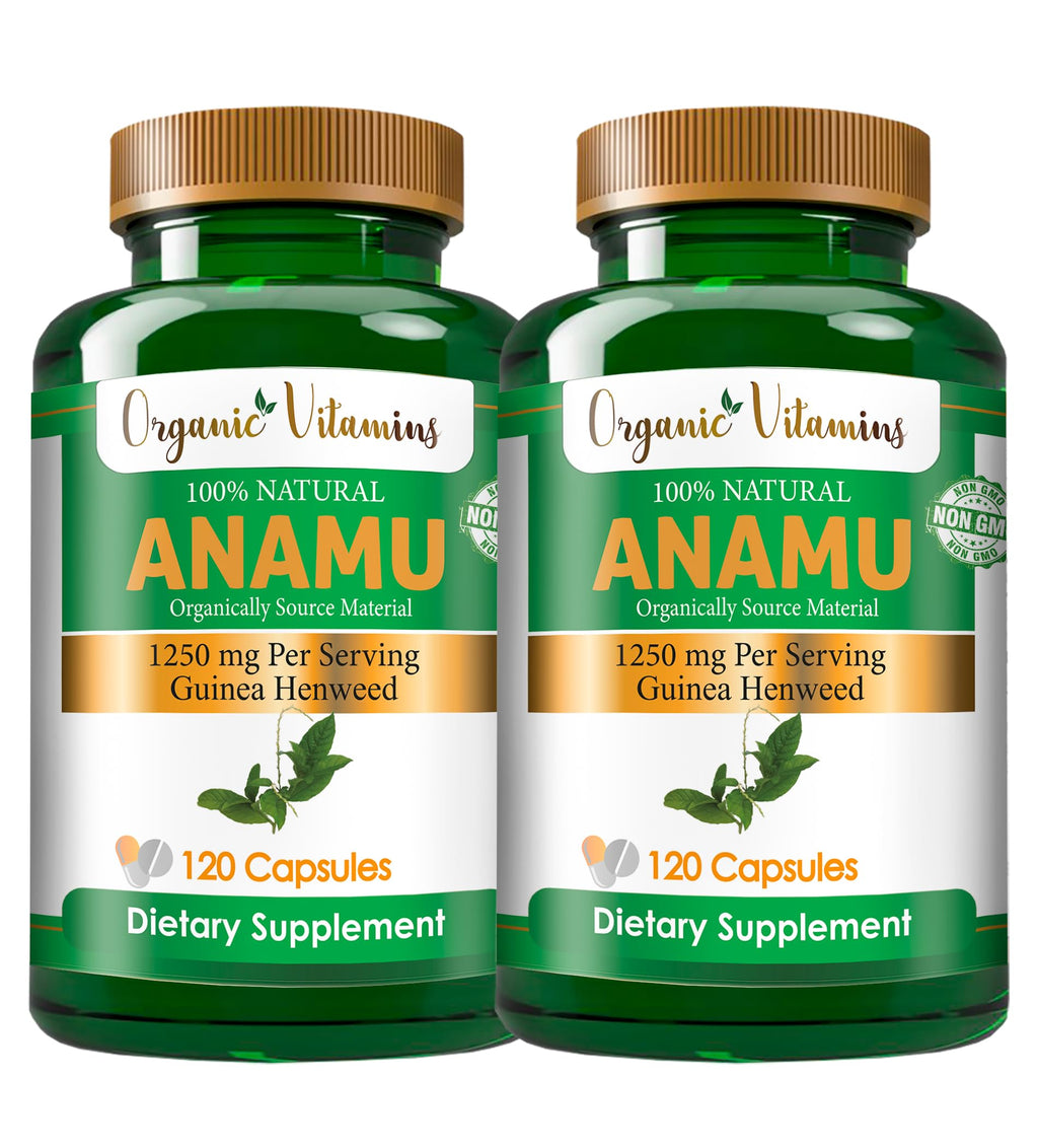 Organic Anamu 1250mg Supplement – 240 Capsules | Vitamisan (Petiveria alliacea)