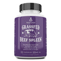 Ancestral Supplements Grass Fed Beef Spleen — 3000mg Spleen Support, Immune & Iron Health, 180 Capsules