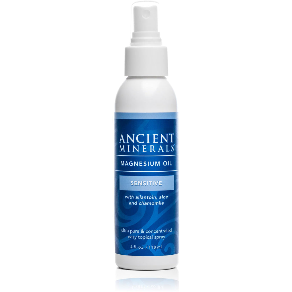 Ancient Minerals Magnesium Oil Spray Sensitive – All-New Formula (4 oz)