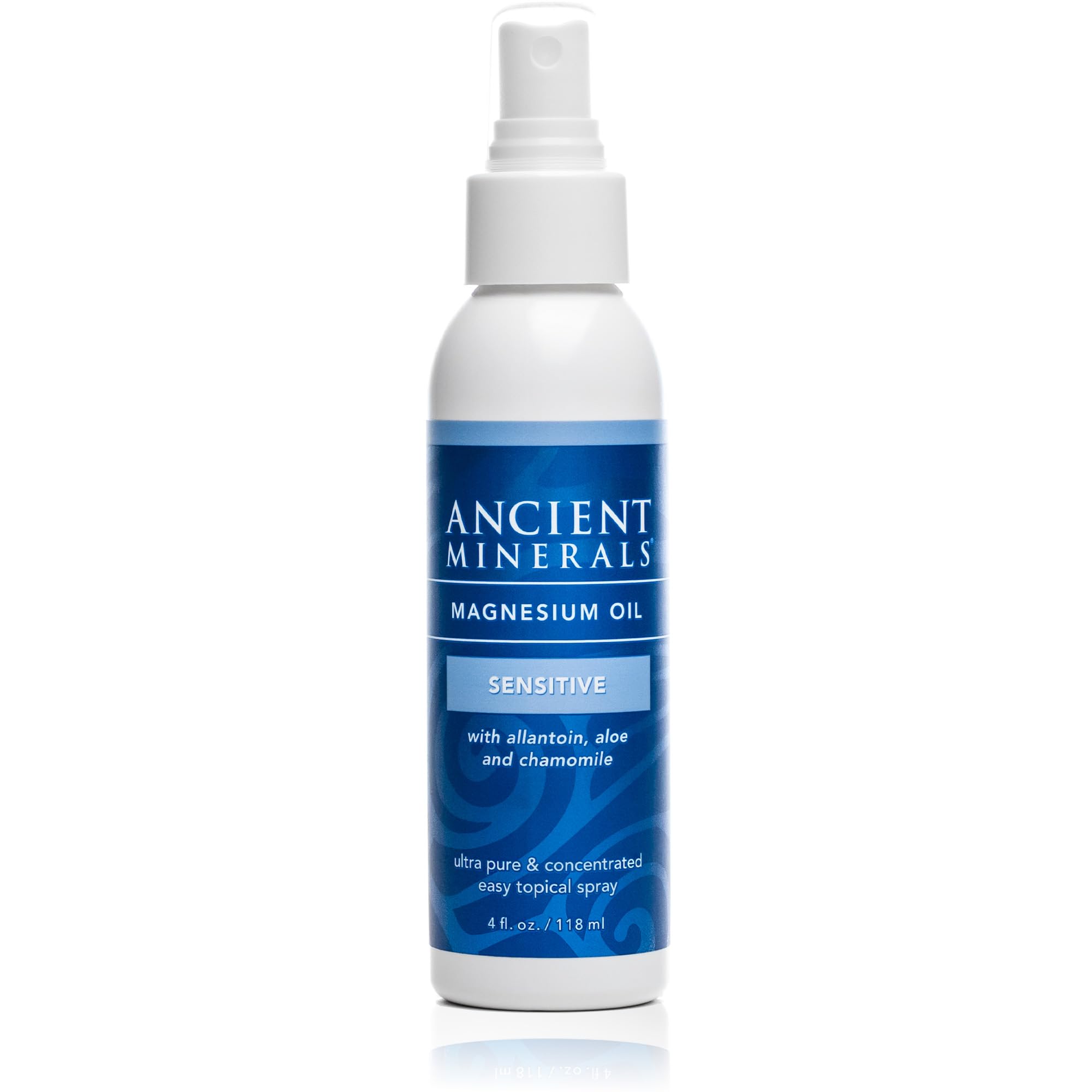 Ancient Minerals Magnesium Oil Spray Sensitive – All-New Formula (4 oz)