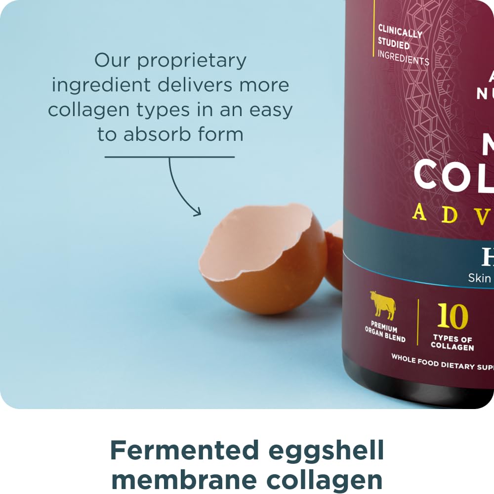 Ancient Nutrition Advanced Multi Collagen Hydrate – Lemon Lime, 30 Servings