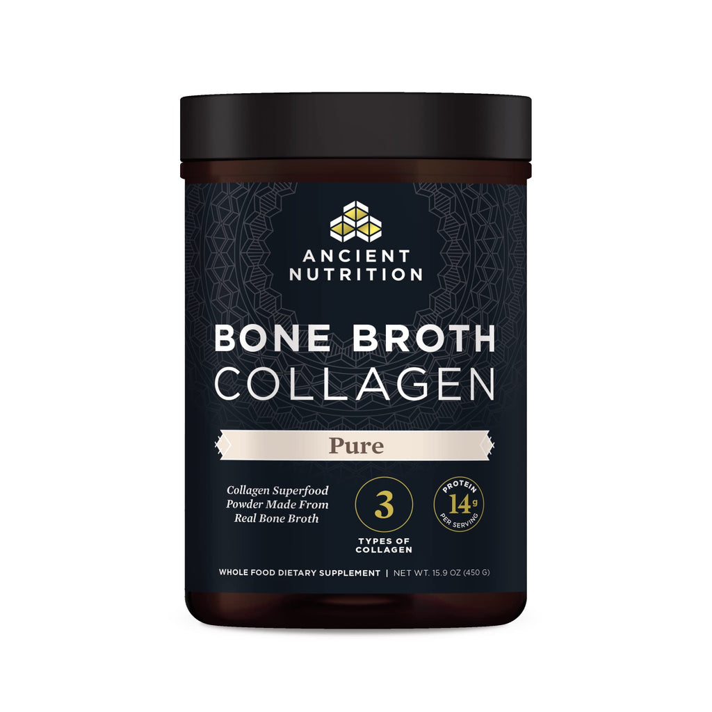 Ancient Nutrition Bone Broth Collagen Powder – Multi-Collagen Peptides, 30 Servings