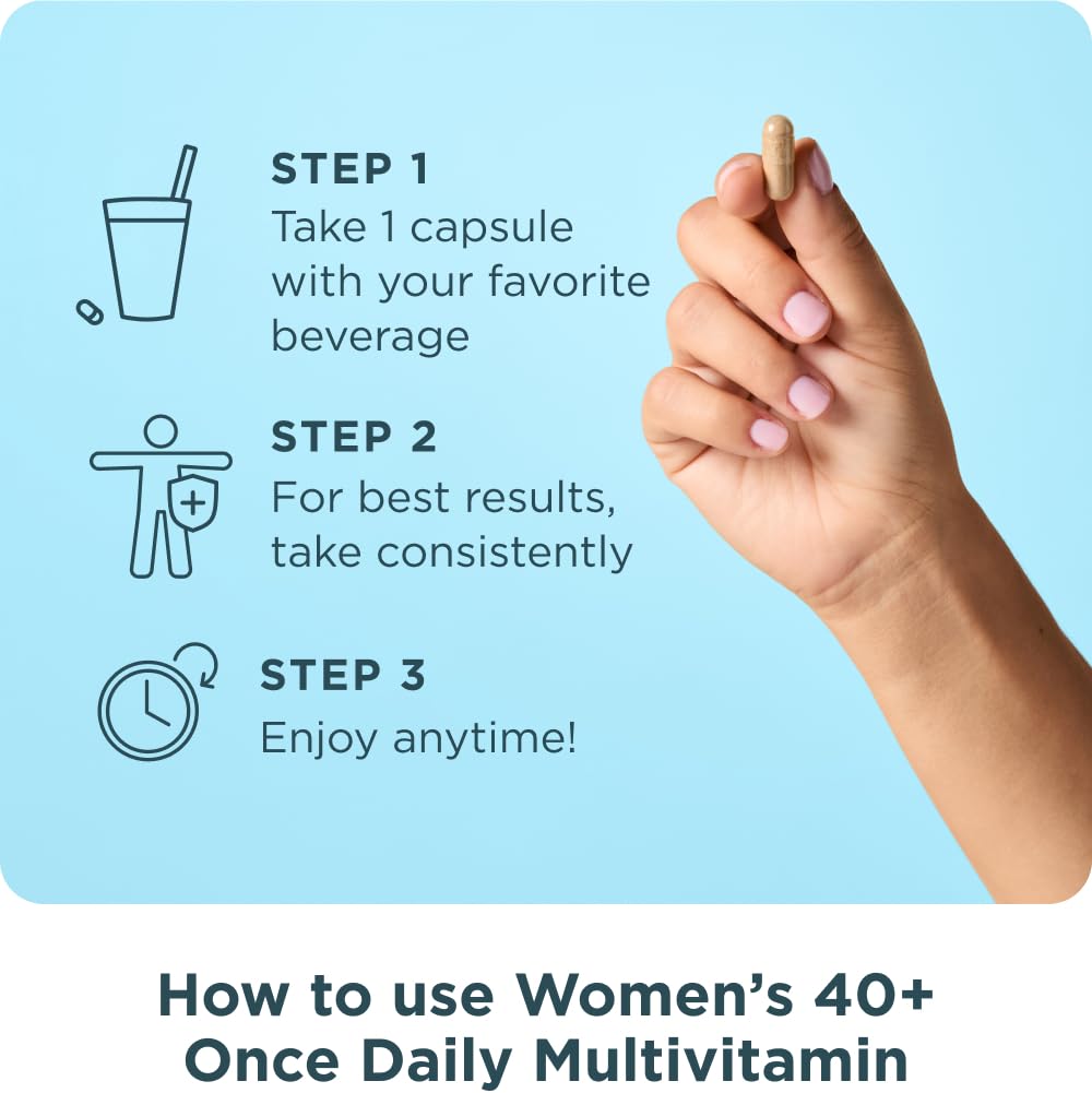 Ancient Nutrition Ancient Multi Women 40+ Multivitamin | Bone Health & Immunity