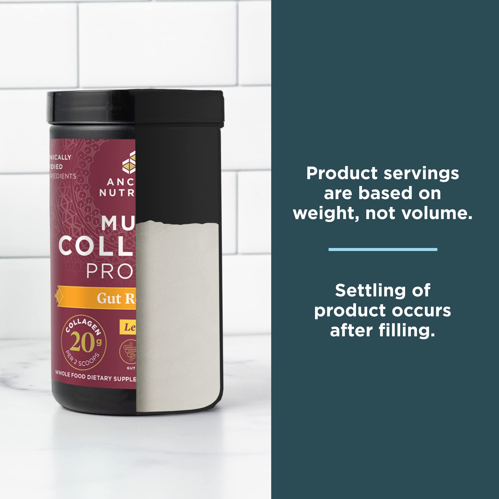 Ancient Nutrition Multi Collagen Protein – Gut Restore, 20 Servings