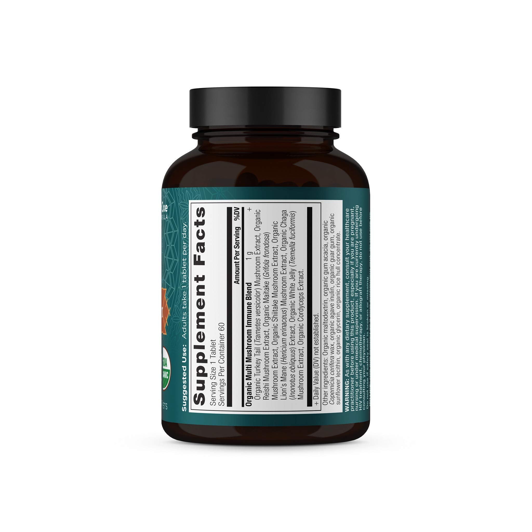Ancient Nutrition Organic Multi Mushroom Immune Support - 60 Count
