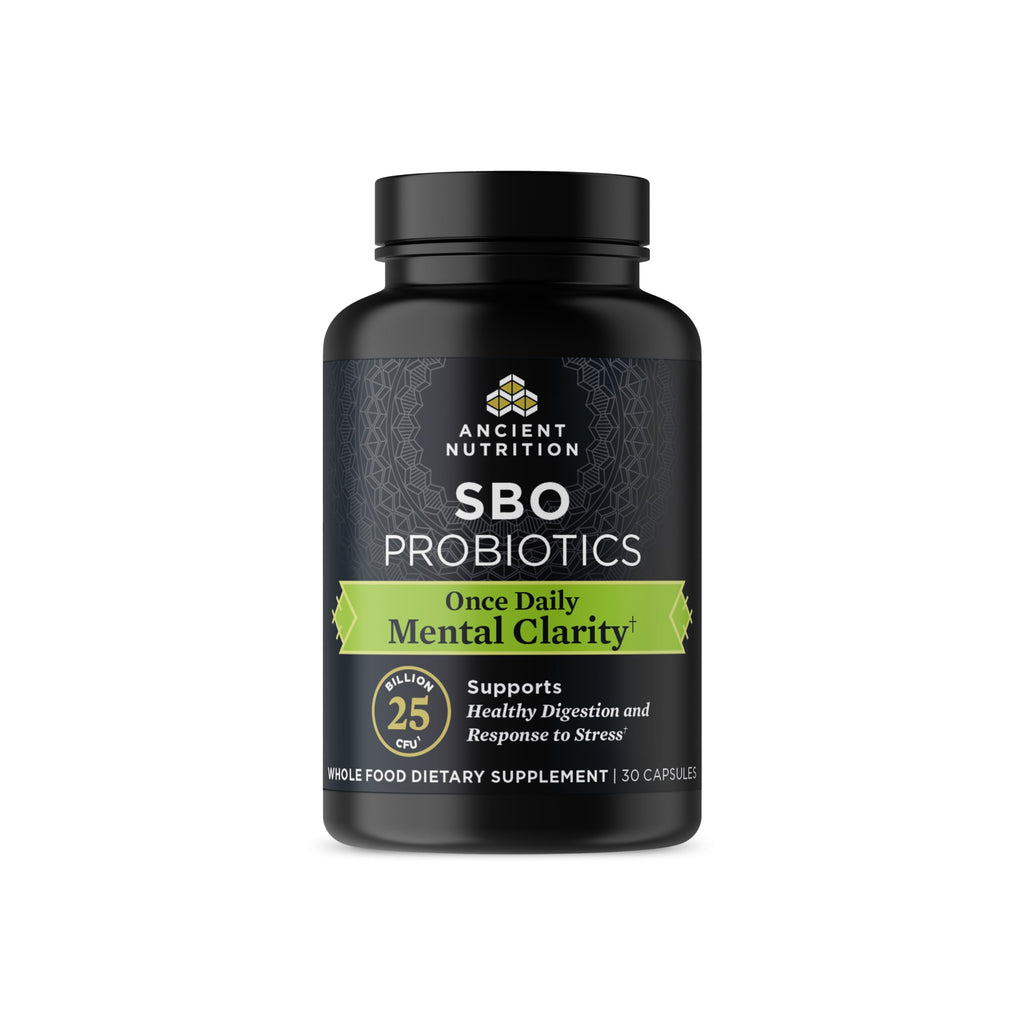 Ancient Nutrition Probiotics for Mental Clarity – Once Daily 30 Count, 25 Billion CFUs