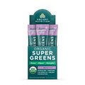 Ancient Nutrition SuperGreens Powder with Probiotics – Organic Berry Greens, 16 Stick Packs (4.2 oz)