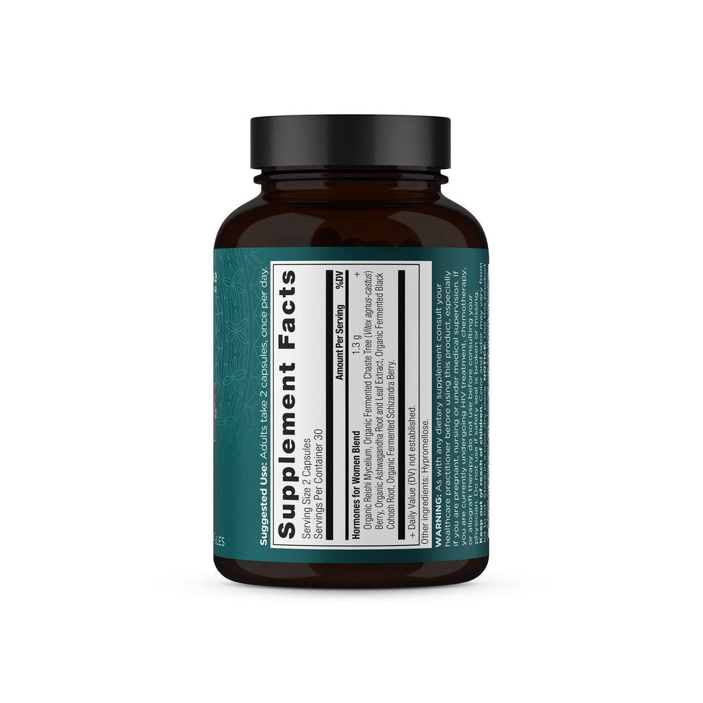 Ancient Nutrition Women's Hormones Capsules – Stress Support & Hormone Balance