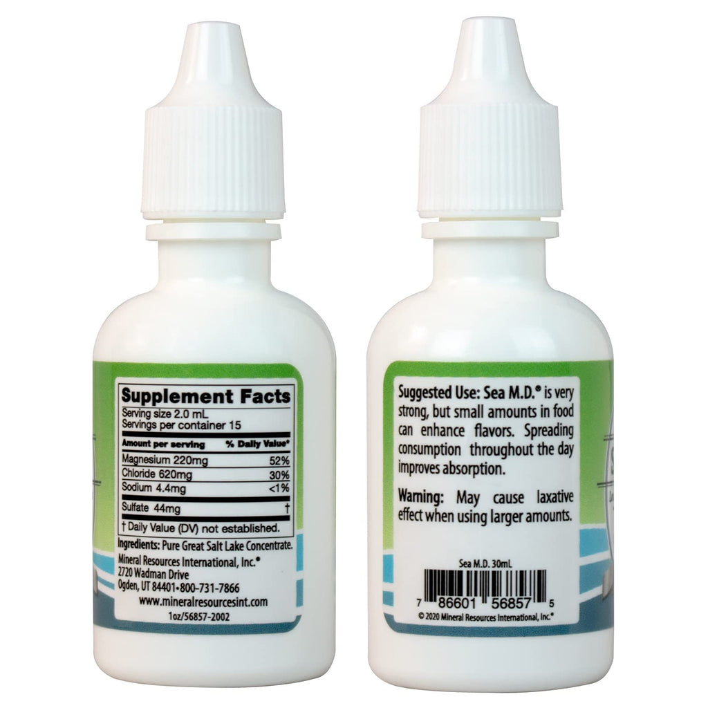 Anderson Sea M.D. Trace Mineral Drops – Ionic Magnesium Electrolyte (1 oz)