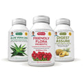 ANDREW LESSMAN Complete Digestion Kit – 540 Capsules – Digest Assure, Aloe Vera-200 & Friendly Flora