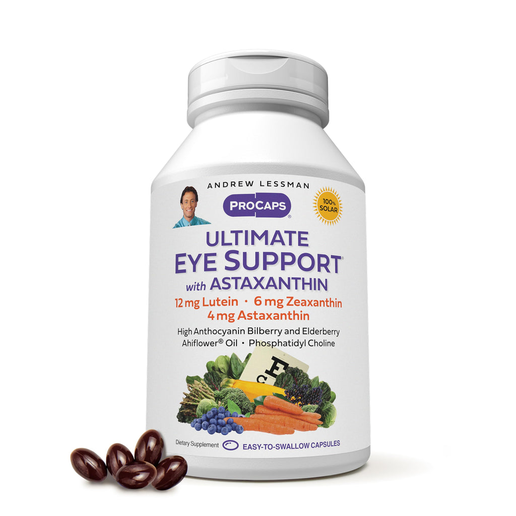 ANDREW LESSMAN Ultimate Eye Support with Astaxanthin – 360 Softgels | 12 mg Lutein, 6 mg Zeaxanthin, 4 mg Astaxanthin