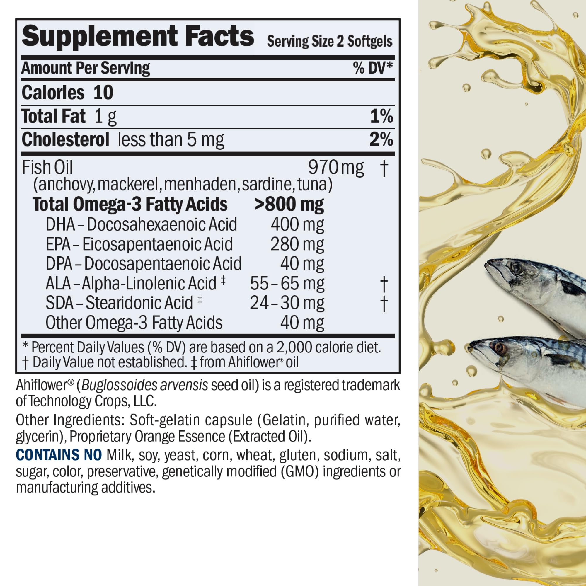 Andrew Lessman Essential Omega-3 Orange | 360 Softgels – Ultra-Pure, High-Potency DHA/EPA