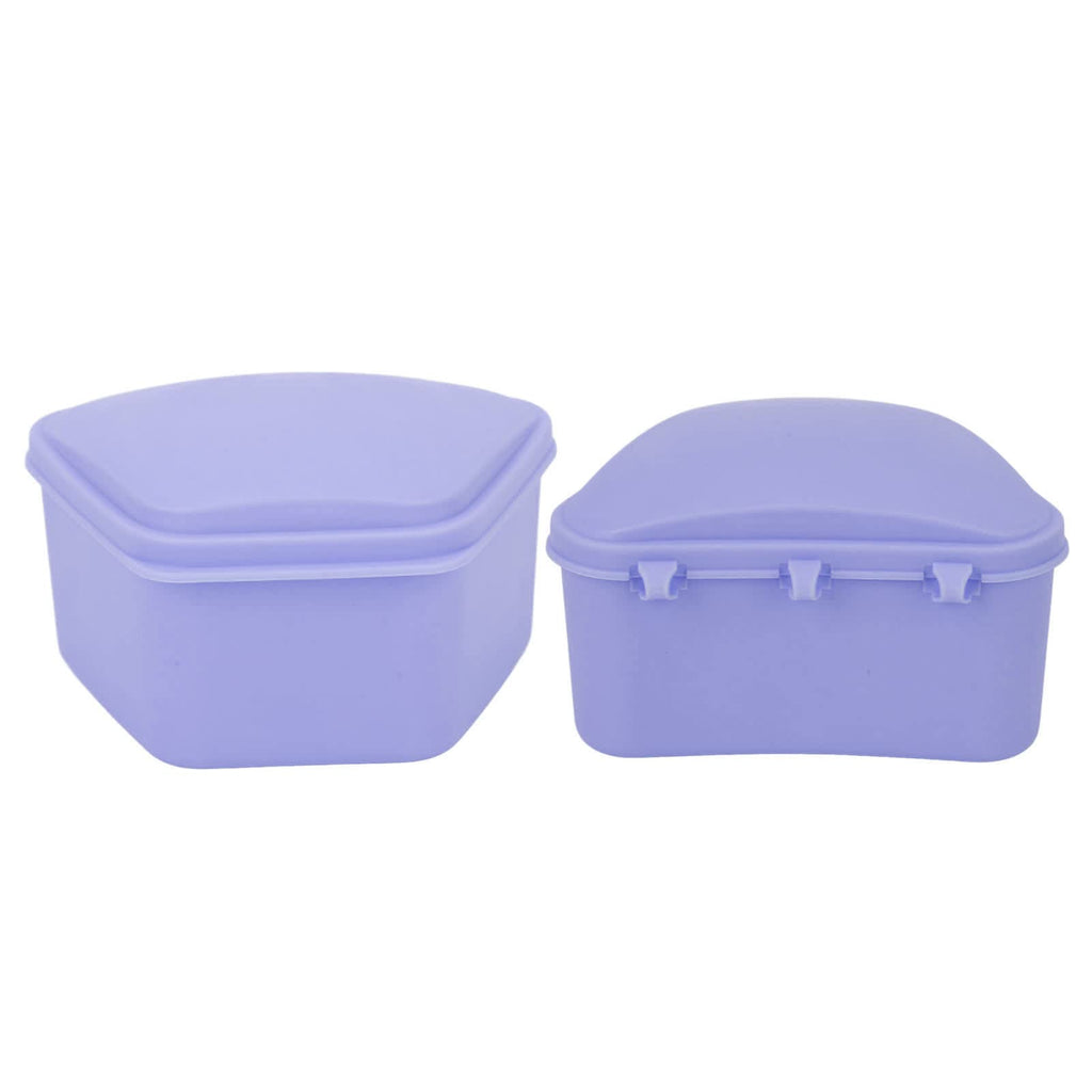 ANGGREK Retainer Case | Trapezoid Travel Denture Storage Box for Home & Office