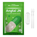 Angtai JN Size 4 Empty Capsules – 100 Count Clear Vegan Pill Caps