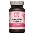 Annatto Tocotrienols Vegan Vitamin E - Tocopherol Free, 200mg, Non-GMO Antioxidant (30)