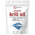 Micro Ingredients Antarctic Krill Oil - 2000mg/Serving, 240 Softgels, Omega-3 EPA/DHA & Astaxanthin