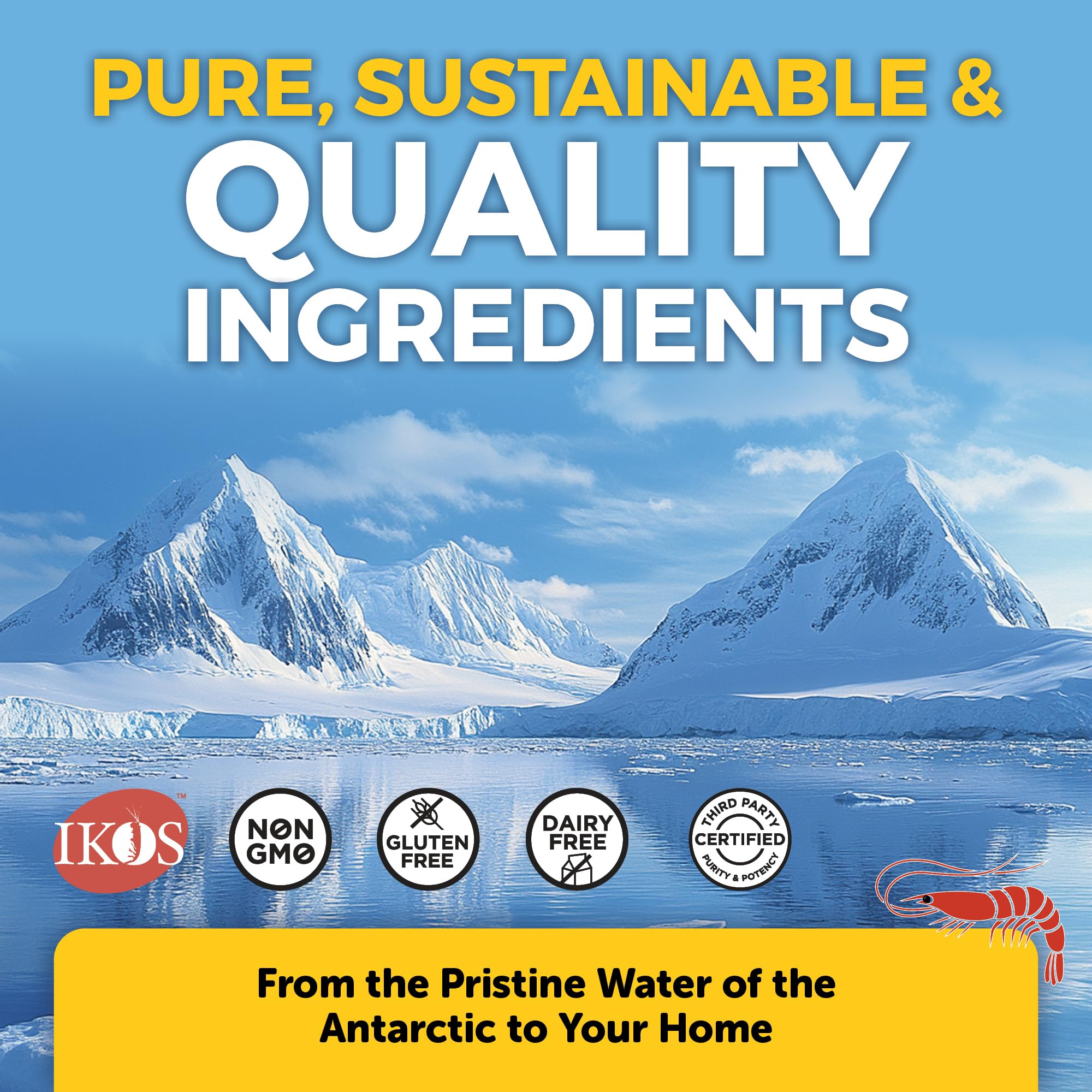 Viva Naturals Antarctic Krill Oil 1250 mg | Omega-3 EPA/DHA + Astaxanthin