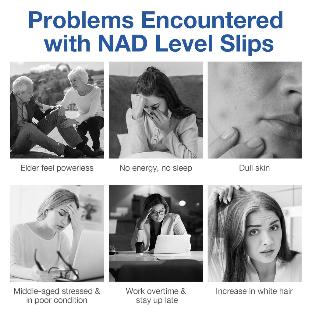 DUCRKACS NAD Supplement – NAD+ NR + Resveratrol for Energy & Anti-Aging