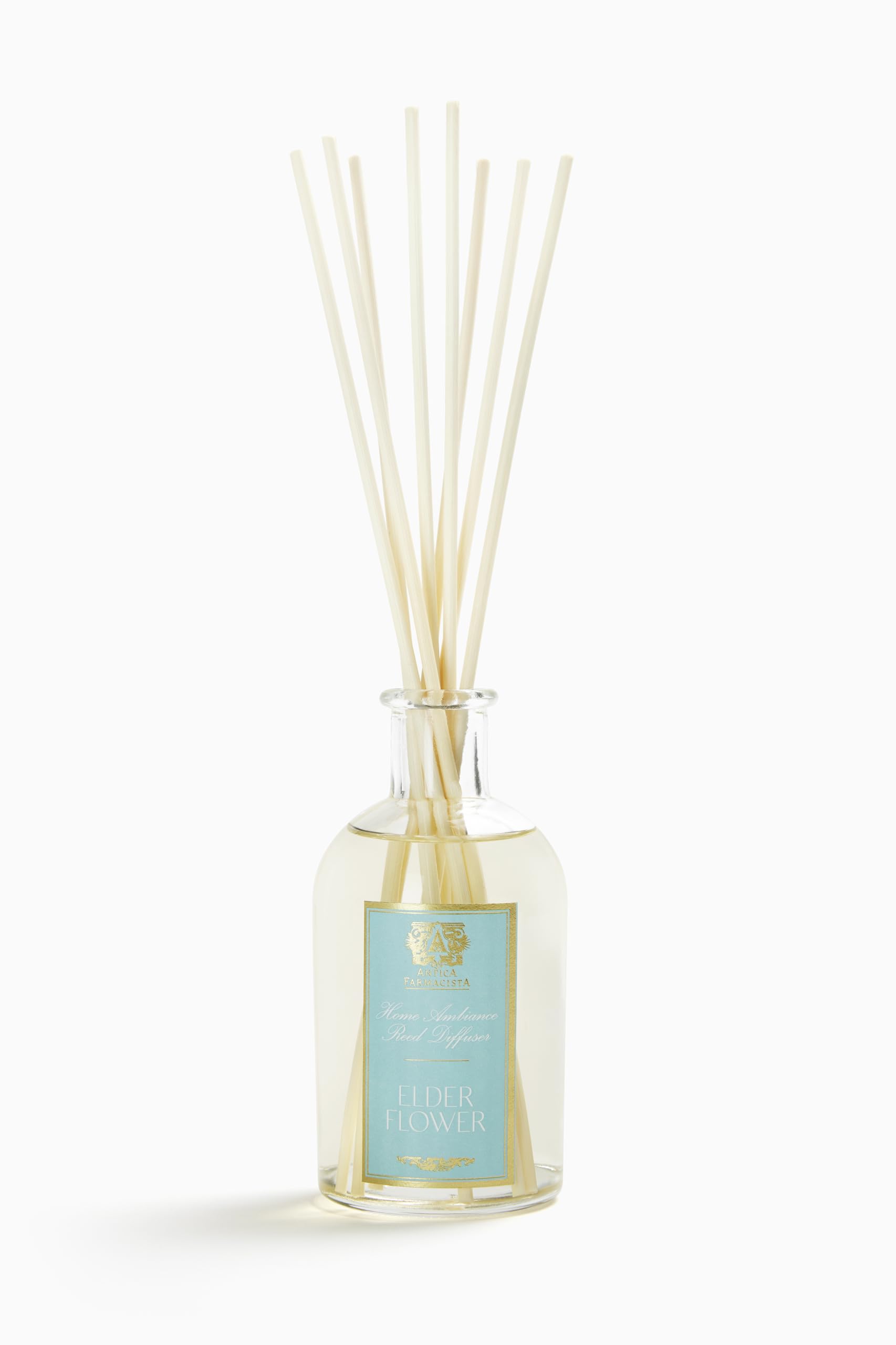 Antica Farmacista Home Ambiance Diffuser – Long-Lasting Elderflower Reed Diffuser 8.45 fl oz | Luxury Room Freshener Gift