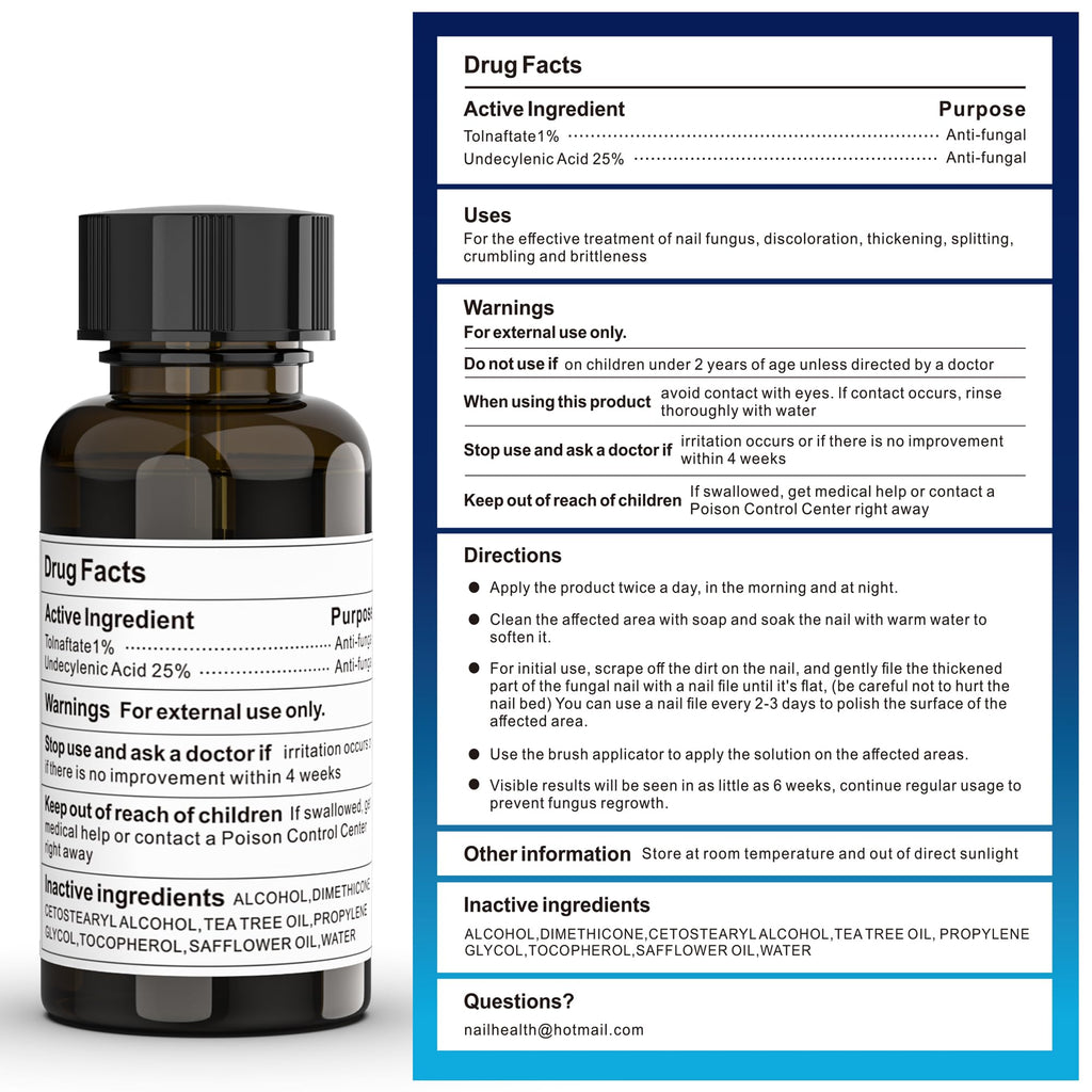 AntiFung Toenail Fungus Treatment Extra Strength – Fast Relief & Nail Repair, 30ml