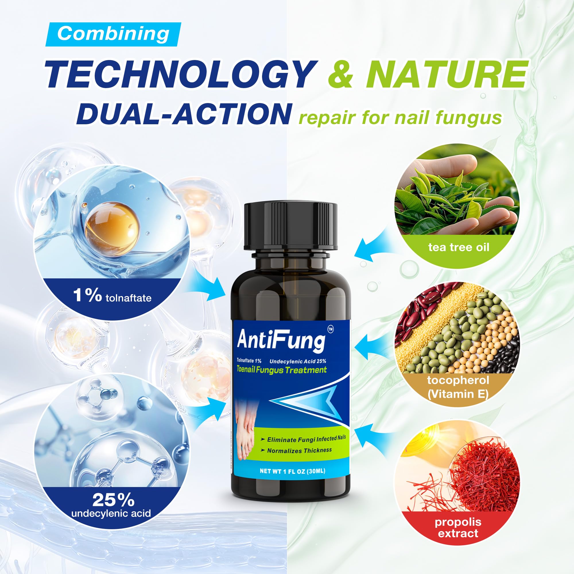 AntiFung Toenail Fungus Treatment Extra Strength – Fast Relief & Nail Repair, 30ml