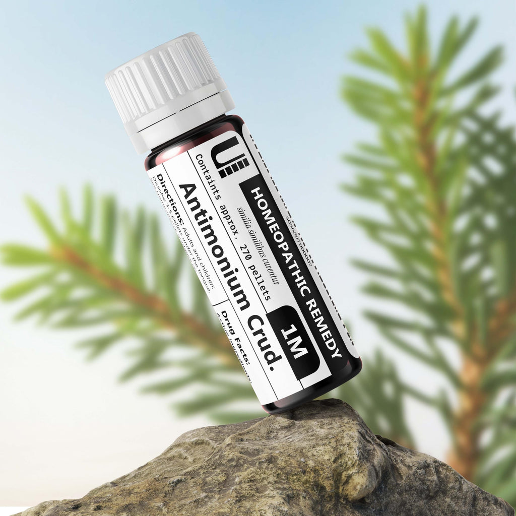 Antimonium Crudum 1M Homeopathic Remedy - 270 Pellets (Lactose-Free)