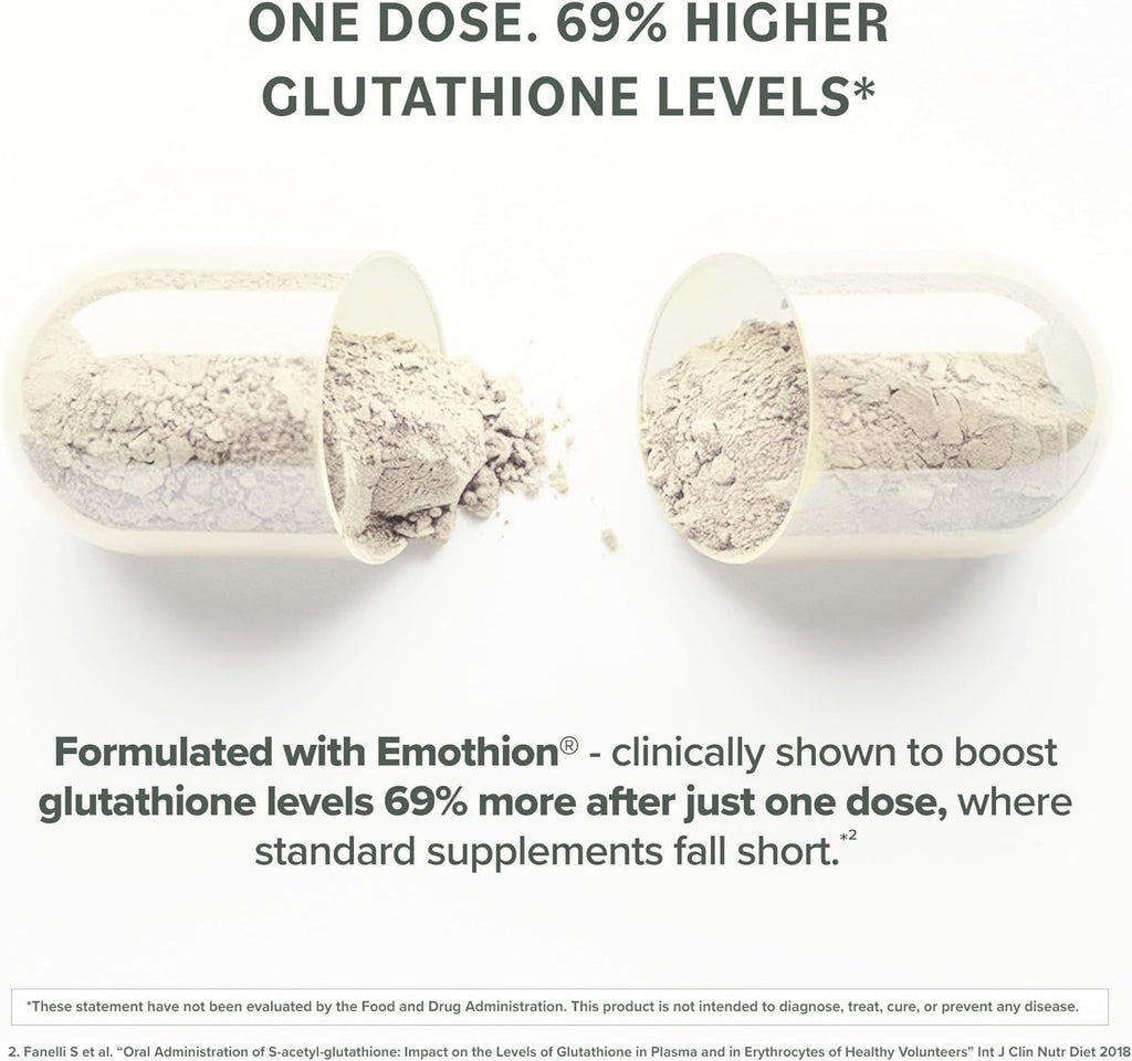 S-Acetyl L-Glutathione Supplement - Vegan Liver Detox & Antioxidant Support | Prominent Nutrition (1 Pack)