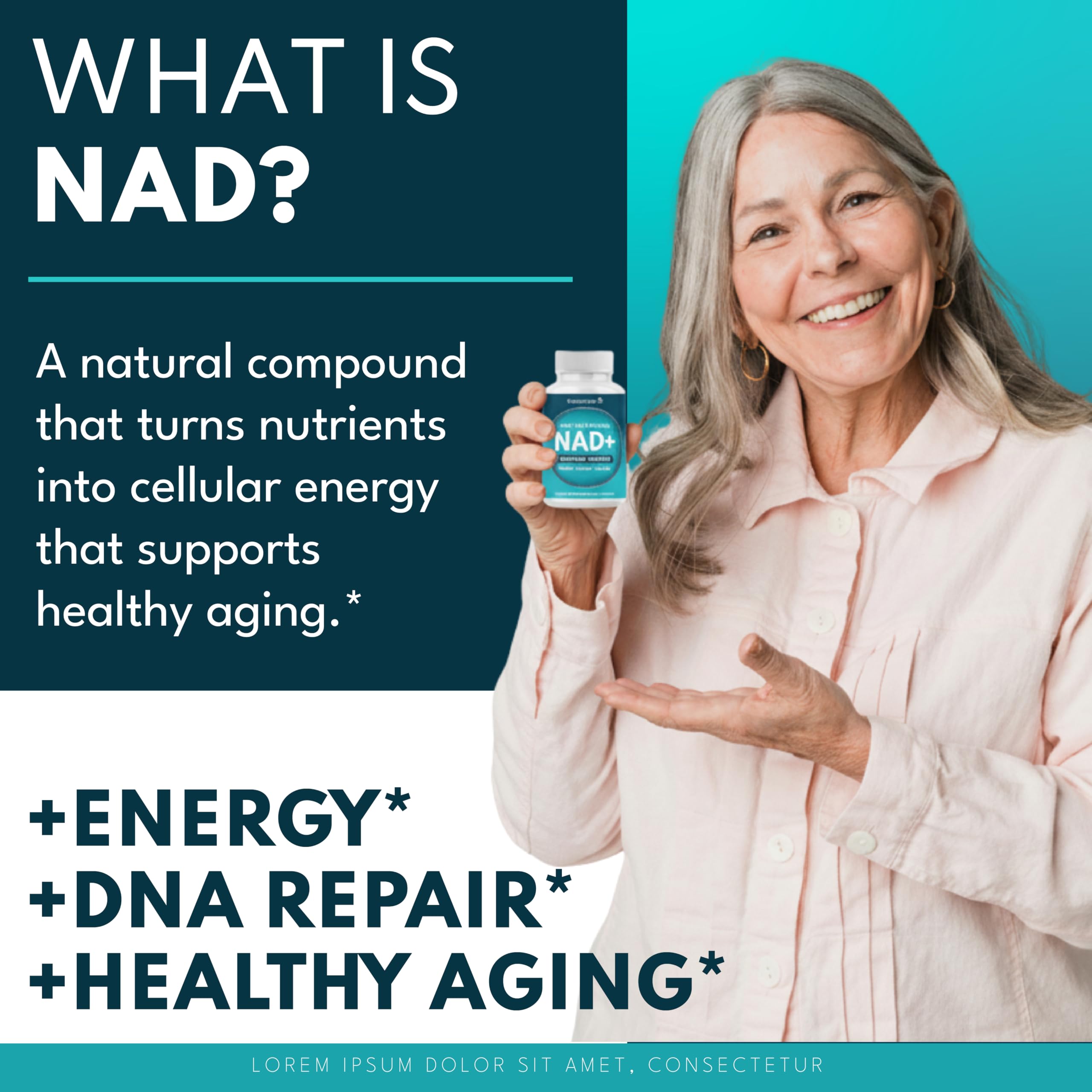 NAD+ Liposomal Resveratrol with Astaxanthin – 120 Count