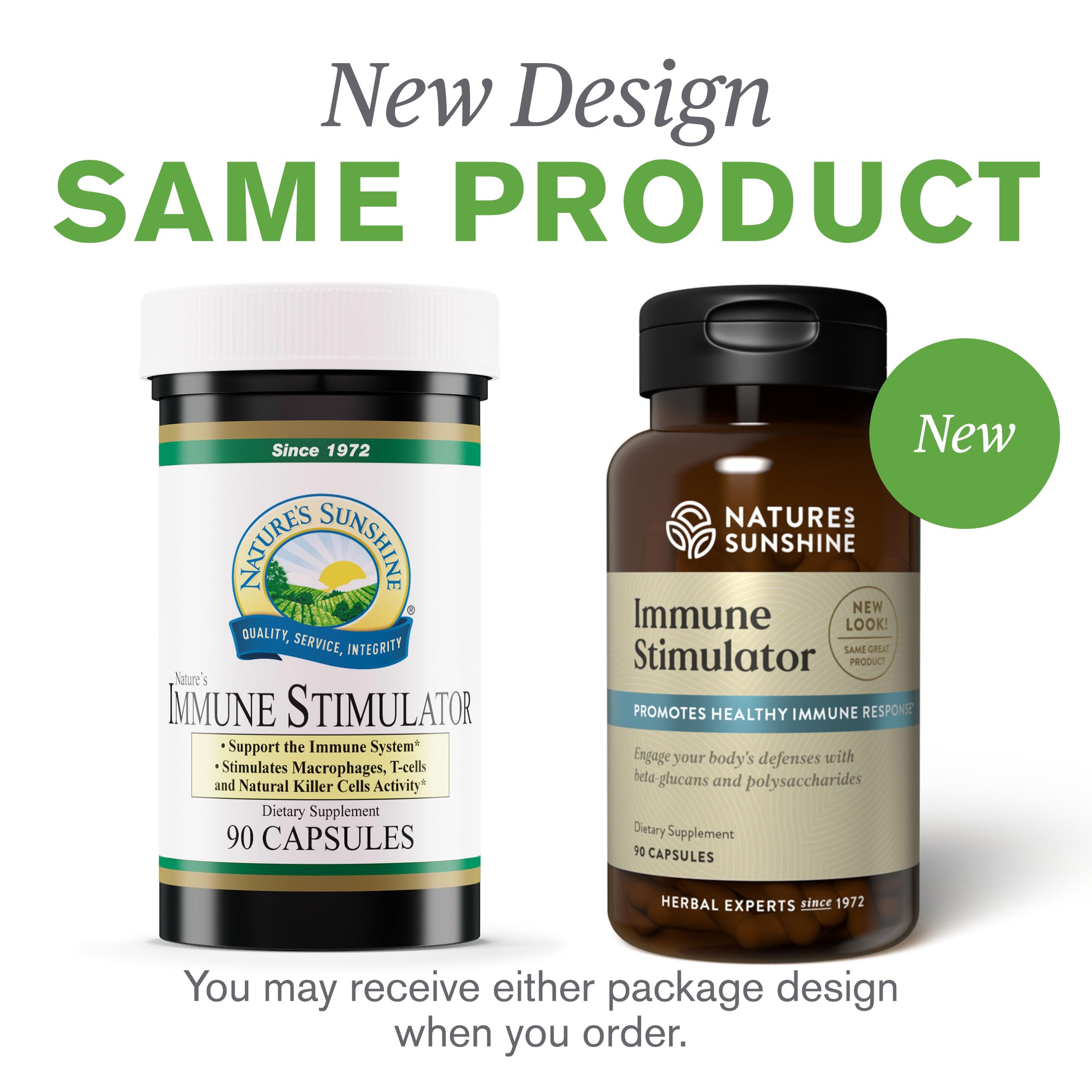 Nature's Sunshine Immune Stimulator 90 Capsules - Immune Support Supplement