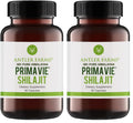 Antler Farms PrimaVie Shilajit for Men – 60 Capsules, 250 mg, 50% Fulvic Acid, Wild-Harvested Himalayan Resin (Pack of 2)