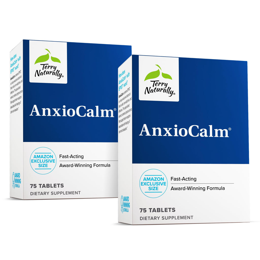 Terry Naturally AnxioCalm – Calming Support with Narrow-Leaved Coneflower (75 Tablets)