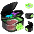 ANYLEY Leak-Proof Denture Case | Travel Bath Cup for Dentures & Retainers