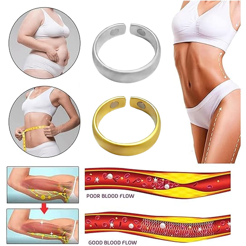 Aonklot Acupuncture Lymphatic Therapy Ring - Adjustable Finger Massage