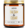 AOOVOO Balsam Cedar Candle - 9 oz Pine-Scented Soy Wax Aromatherapy