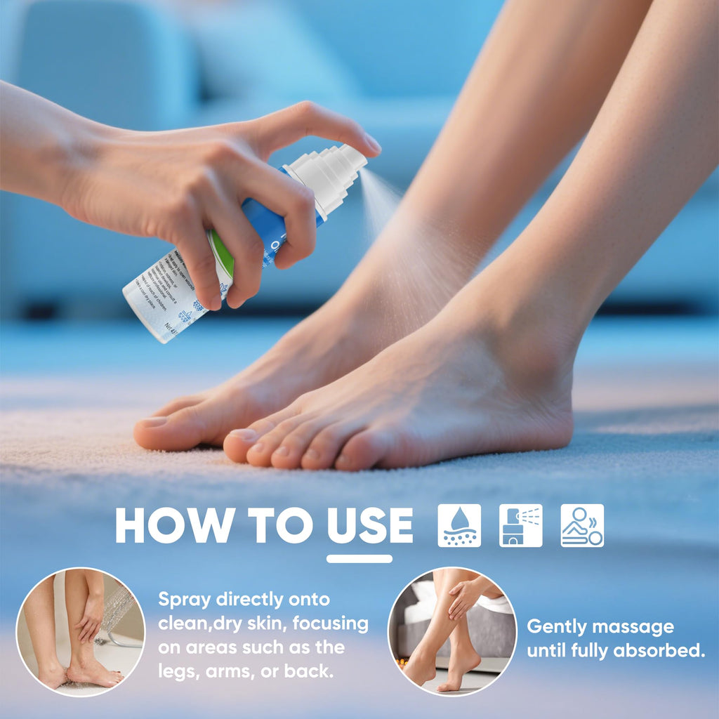 AOSORW Pure Magnesium Oil Spray – Nighttime Sleep Support, Non-Greasy Topical Magnesium (4.8 fl oz, Pack of 1)