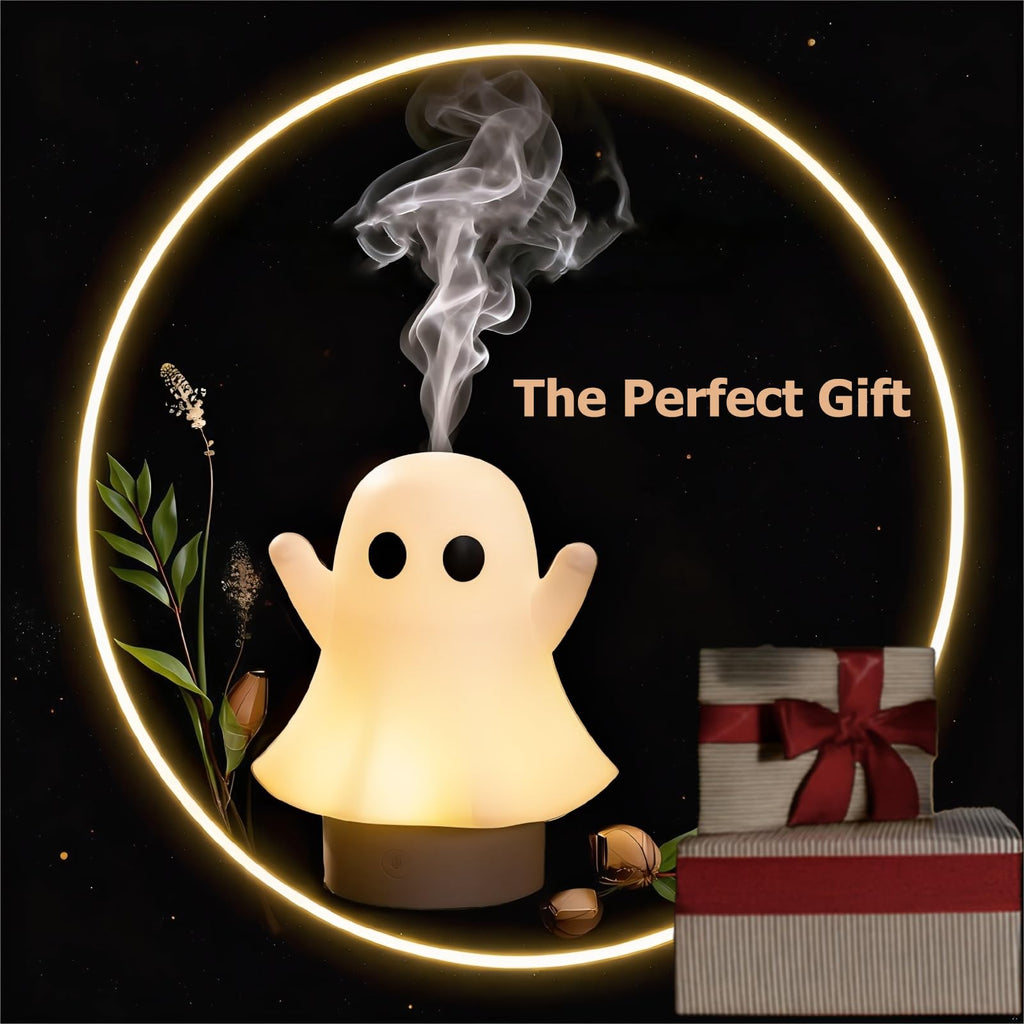 Aozale Ghost Essential Oil Diffuser 120ML – Ultrasonic Diffuser with 7-Color LED