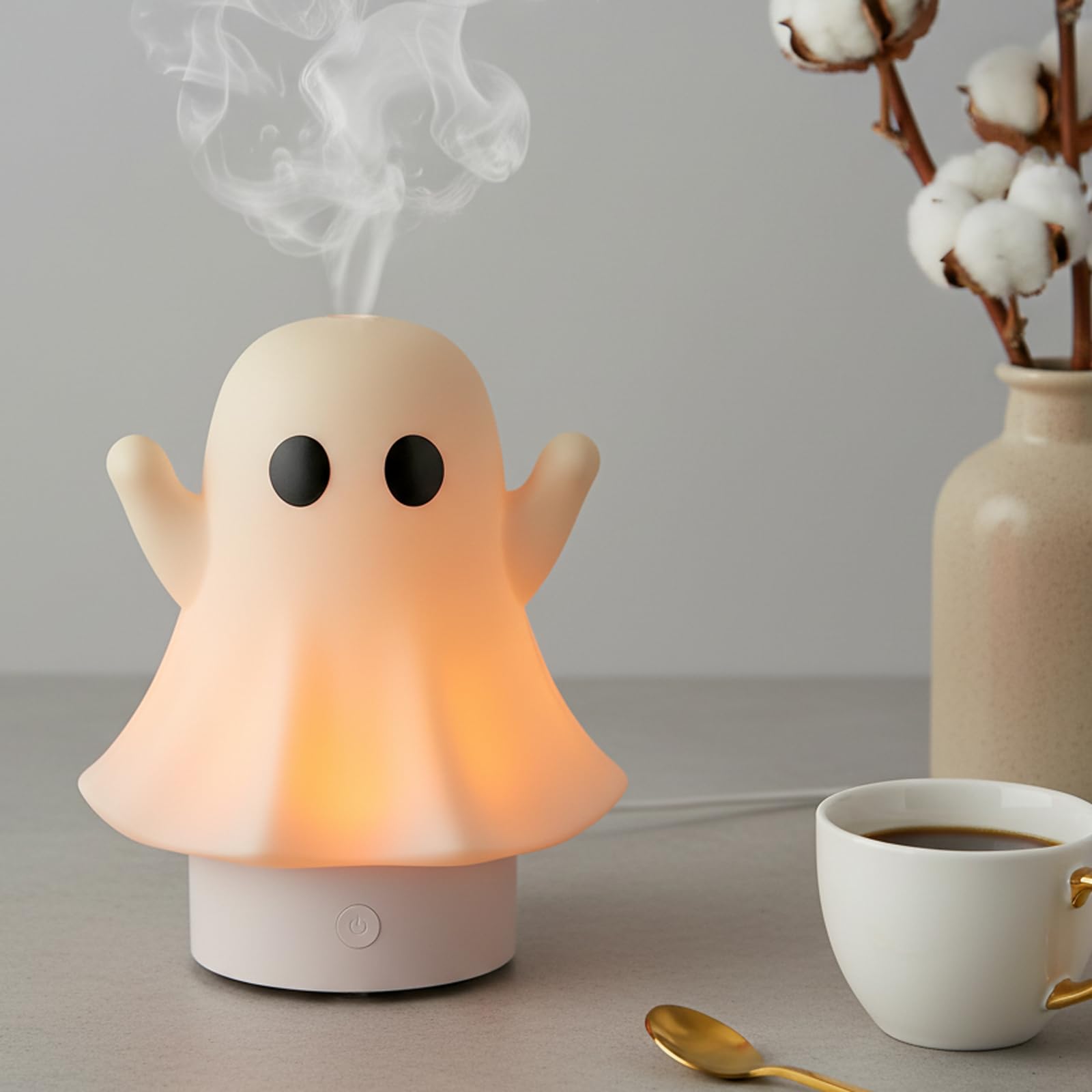 Aozale Ghost Essential Oil Diffuser 120ML – Ultrasonic Diffuser with 7-Color LED
