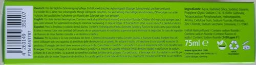 ApaCare Toothpaste with Fluoride and Hydroxyapatite for Enamel Repair - Sensitive Teeth | 3 x 75 ml
