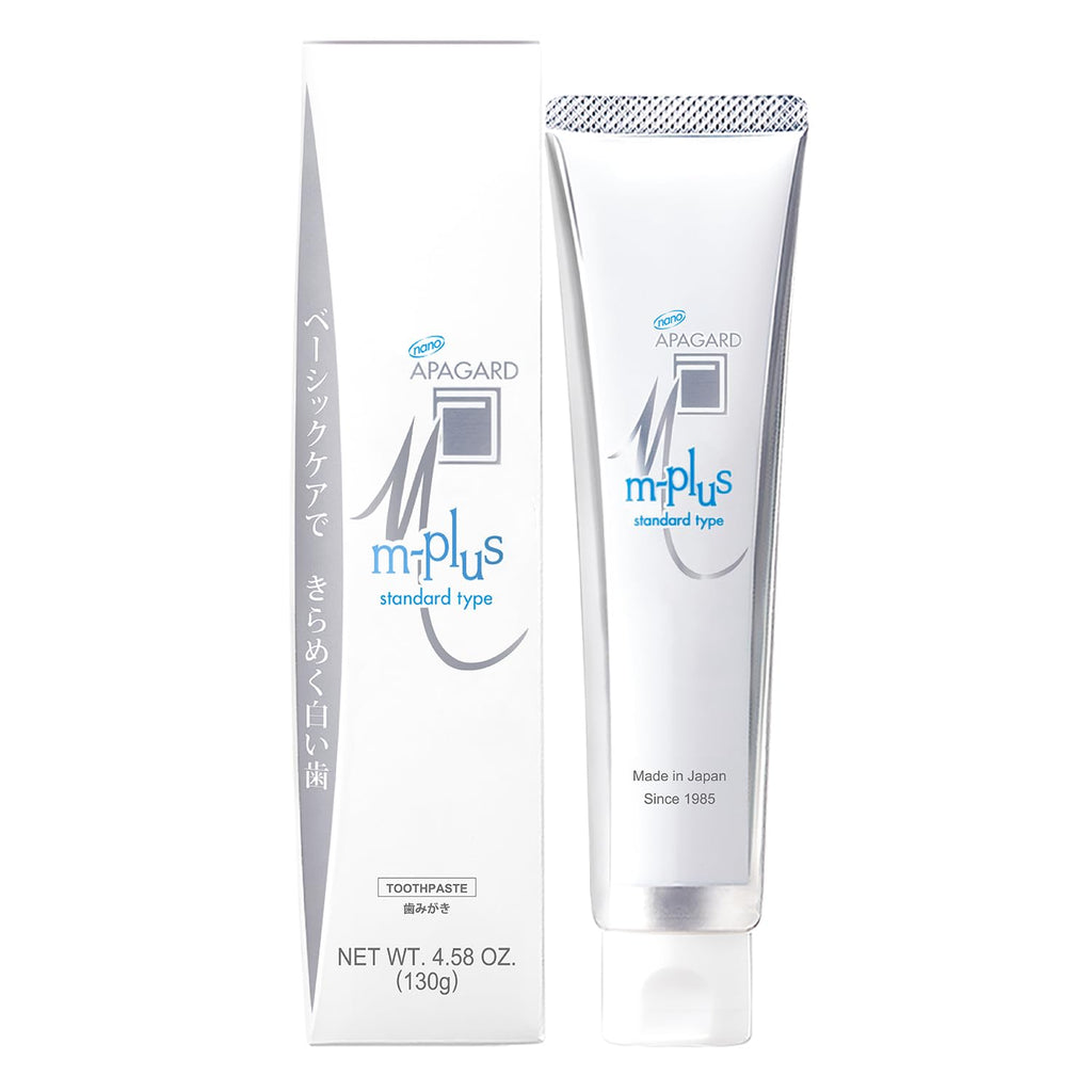 APAGARD M-Plus Nano-Hydroxyapatite Toothpaste – Fluoride-Free, 130g, Family Size