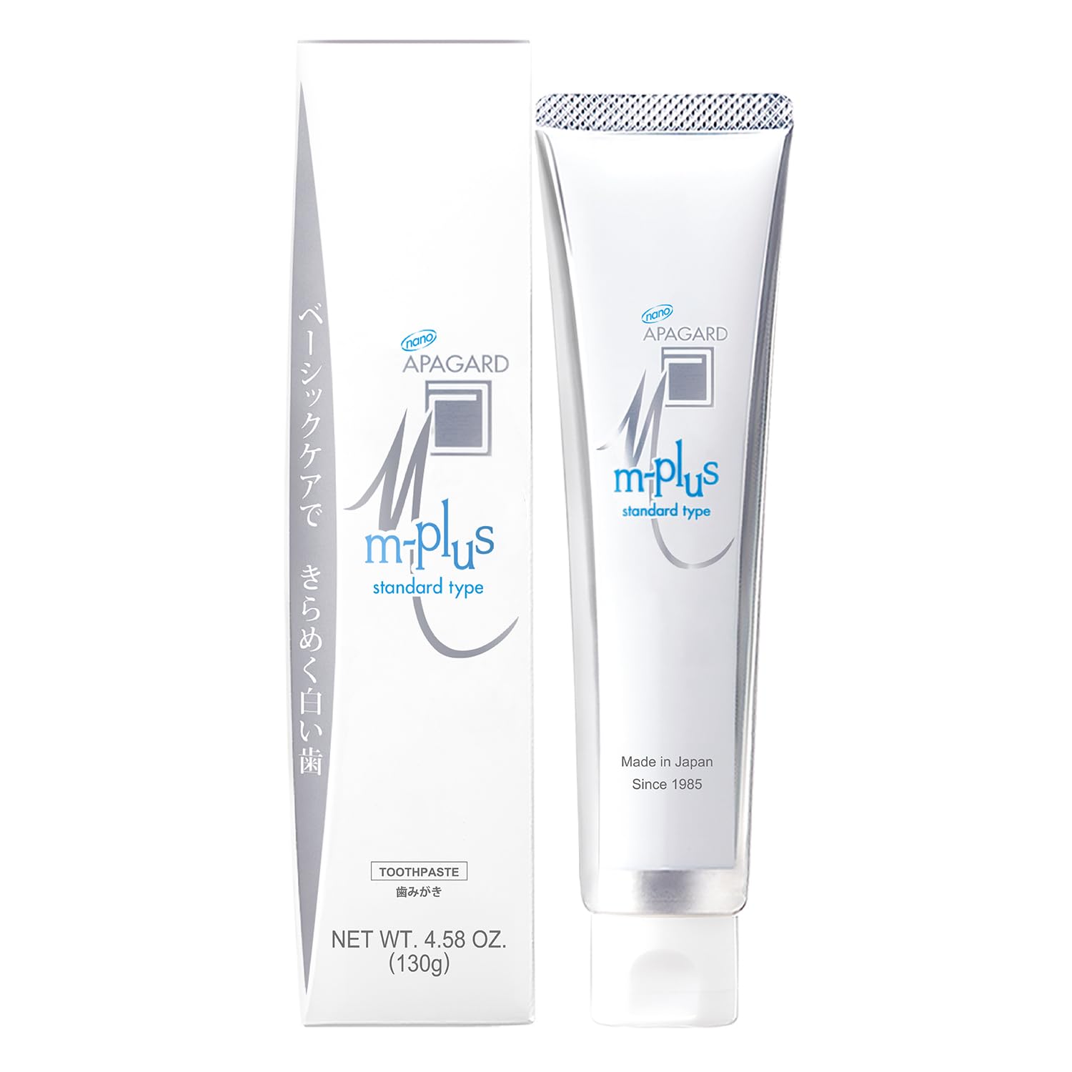APAGARD M-Plus Nano-Hydroxyapatite Toothpaste – Fluoride-Free, 130g, Family Size