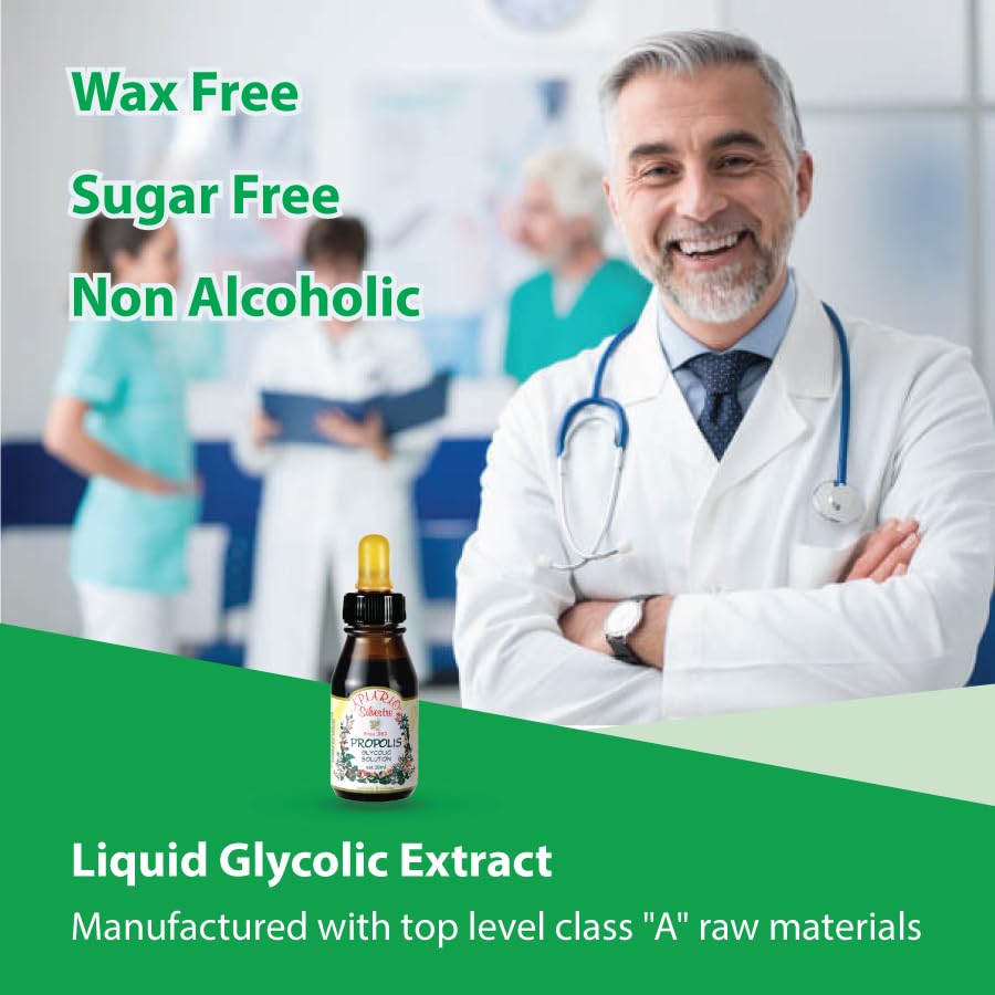 Official Distributor - Apiario Silvestre Brazilian Green Propolis Liquid Glycolic Extract (3 Bottles) Non Alcoholic, Wax Free, Sugar Free